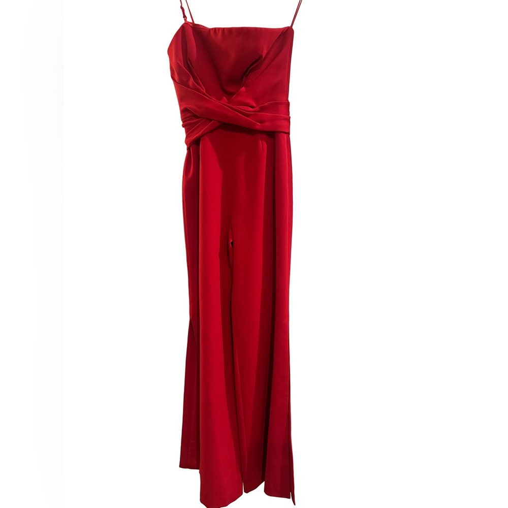 Jonathan Simkhai Red Jumpsuit